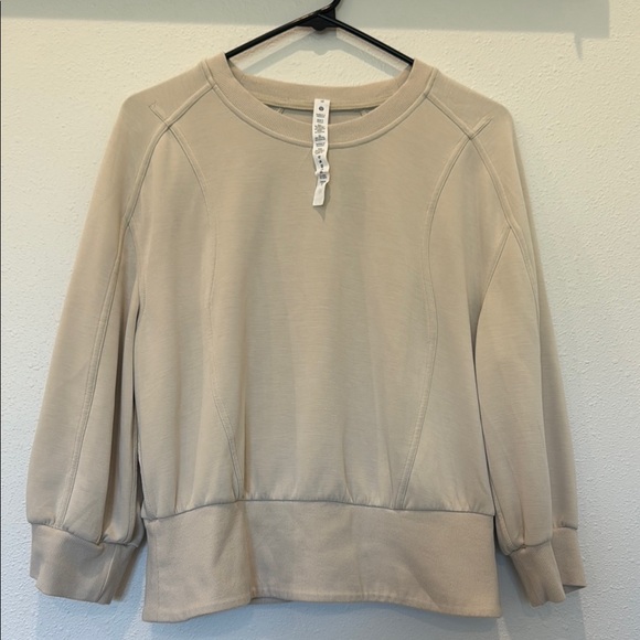 lululemon athletica Tops - Lululemon Women's Beige Sweatshirt